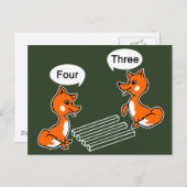 Carte Postale Illusion optique Trick Green (Devant / Derrière)