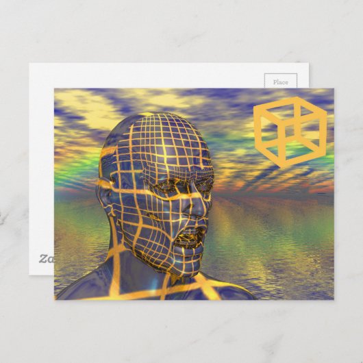 Carte Postale Illusion planétaire (Devant / Derrière)