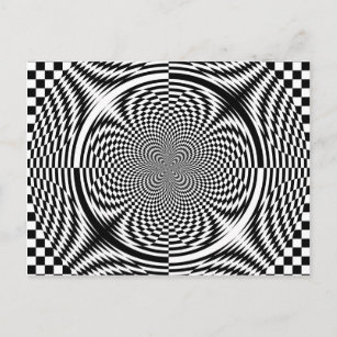 Carte Postale Illusions optiques