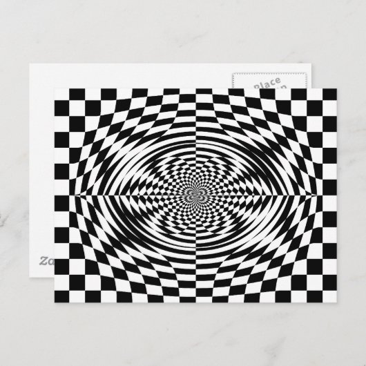 Carte Postale Illusions optiques (Devant / Derrière)