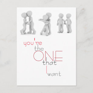 Carte postale illustrant la Saint-Valentin