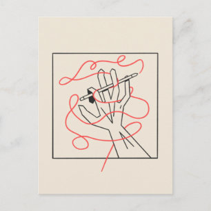 Carte Postale Illustrateur à bande