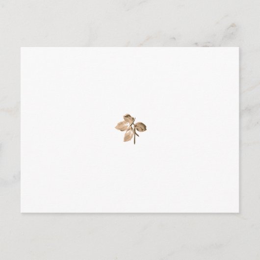 Carte Postale Illustration Abstraite d'une branche beige clair (Devant)