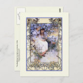 Carte Postale Illustration Alphonse Mucha : Les Béatitudes (Devant / Derrière)
