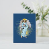 Carte Postale Illustration antique d'un ange sur les tee-shirts, (Debout devant)