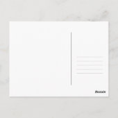 Carte Postale Illustration aquarelle d'ours en peluche de fille  (Dos)