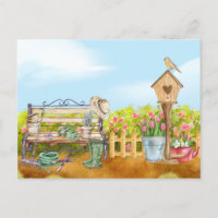 Illustration Aquarelle Jardinier