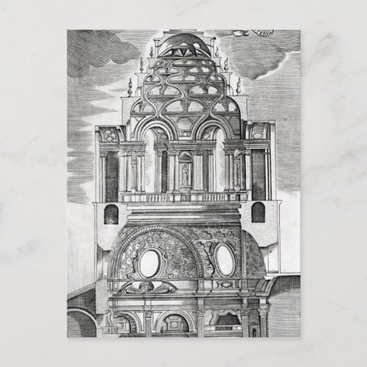 Carte Postale Illustration architecturale (Devant)