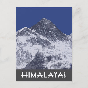 Carte Postale Illustration artistique de l'Himalaya