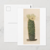 Carte Postale Illustration botanique de Cactus de 1841 (Devant / Derrière)