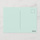 Carte Postale Illustration botanique vintage (Dos)