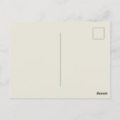 Carte Postale Illustration botanique vintage (Dos)