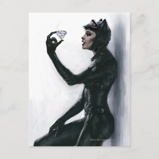 Carte Postale Illustration Catwoman (Devant)