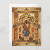 Carte Postale Illustration celtique médiévale, IXe siècle (Devant / Derrière)