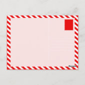 Carte Postale illustration chèvre (Dos)