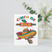 Carte Postale Illustration Cinco De Mayo, 1/2 (Debout devant)