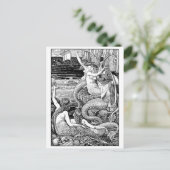 Carte postale Illustration classique (Debout devant)