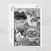 Carte postale Illustration classique (Devant / Derrière)