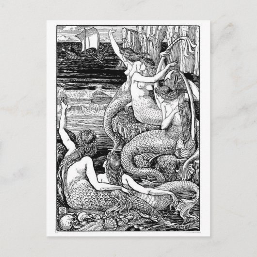 Carte postale Illustration classique (Devant)