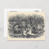 Carte postale Illustration classique (Devant / Derrière)