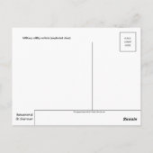 Carte postale Illustration classique (Dos)