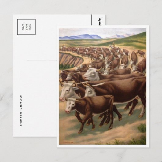 Carte postale Illustration classique (Devant / Derrière)