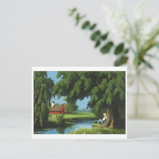 Carte postale Illustration classique (Debout devant)