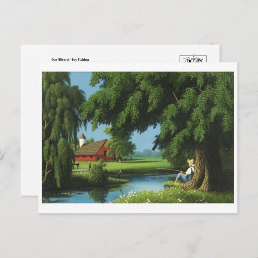 Carte postale Illustration classique (Devant / Derrière)