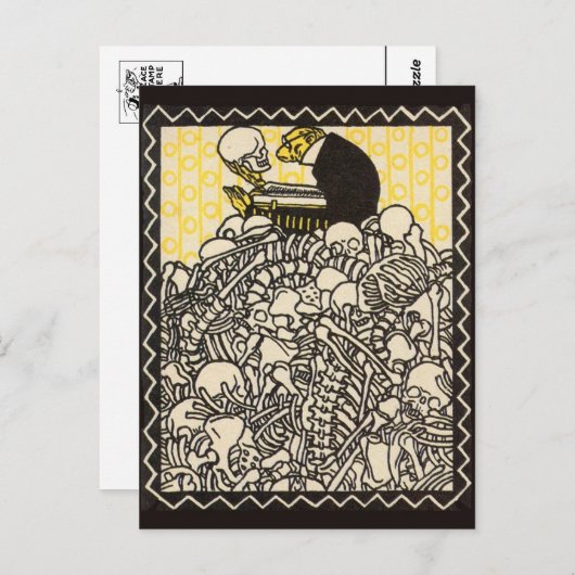 Carte postale Illustration classique (Devant / Derrière)