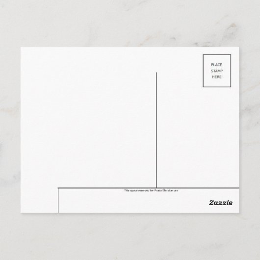 Carte postale Illustration classique (Dos)