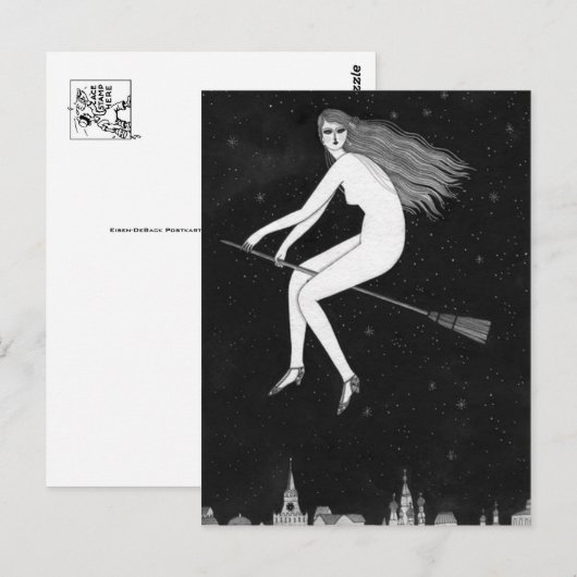 Carte postale Illustration classique (Devant / Derrière)