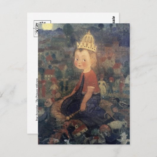 Carte postale Illustration classique (Devant / Derrière)