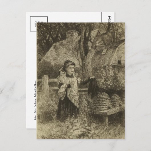 Carte postale Illustration classique (Devant / Derrière)