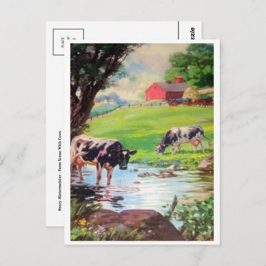 Carte postale Illustration classique (Devant / Derrière)