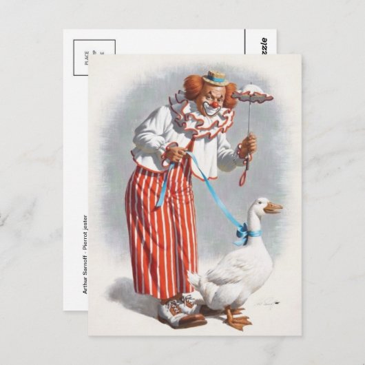 Carte postale Illustration classique (Devant / Derrière)