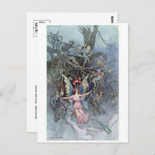 Carte postale Illustration classique (Devant / Derrière)