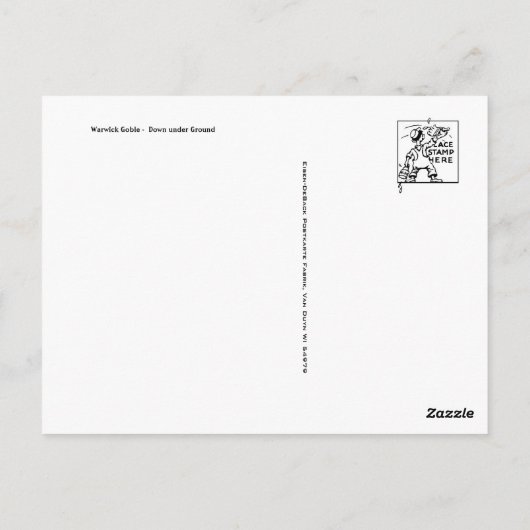 Carte postale Illustration classique (Dos)