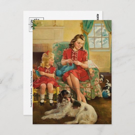 Carte postale Illustration classique (Devant / Derrière)