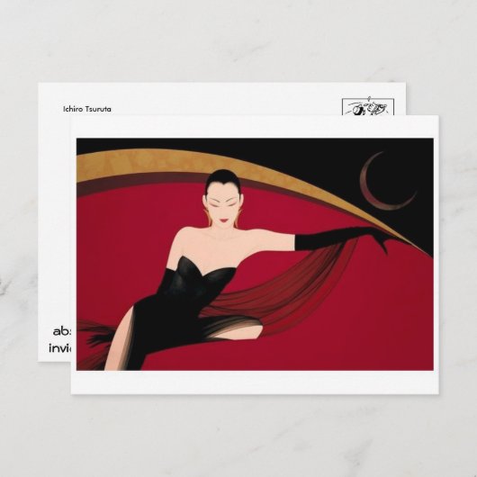 Carte postale Illustration classique (Devant / Derrière)