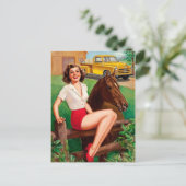 Carte postale Illustration classique (Debout devant)