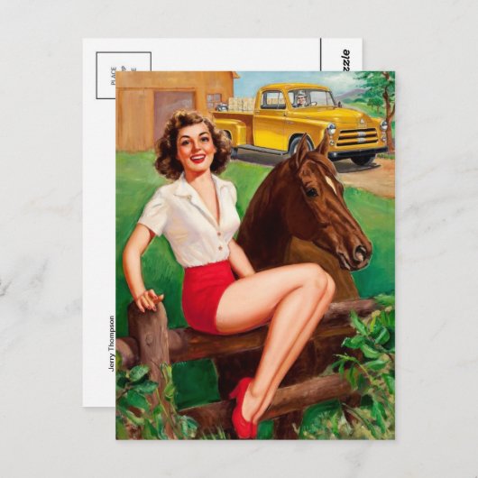 Carte postale Illustration classique (Devant / Derrière)