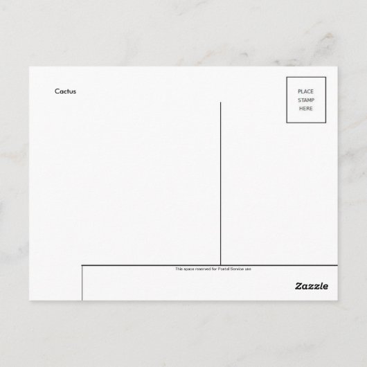 Carte postale Illustration classique (Dos)