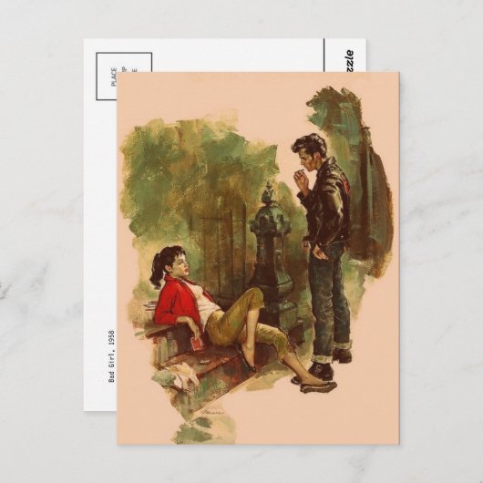 Carte postale Illustration classique (Devant / Derrière)