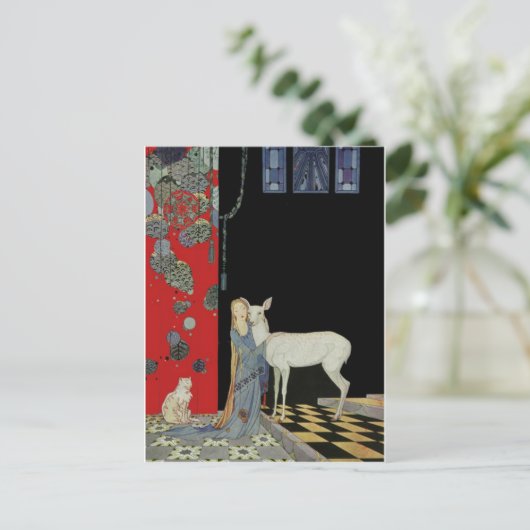 Carte postale Illustration classique (Debout devant)