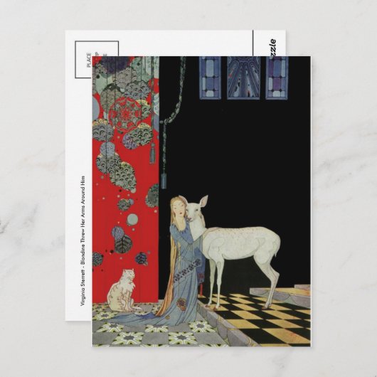 Carte postale Illustration classique (Devant / Derrière)