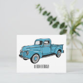 Carte Postale Illustration classique de la caricature pour camio (Debout devant)