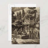 Carte Postale Illustration Colombie-Britannique (Devant / Derrière)