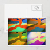 Carte Postale illustration colorée (Devant / Derrière)