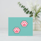 Carte Postale Illustration Cute Kitty (Debout devant)