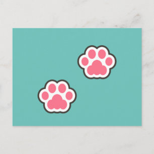 Carte Postale Illustration Cute Kitty